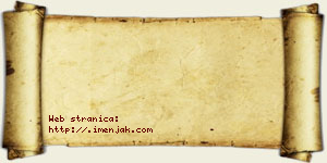 Anđa Binić vizit kartica